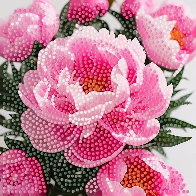 Алмазна мозаїка Strateg Свіжість 18х18 см — фото 2