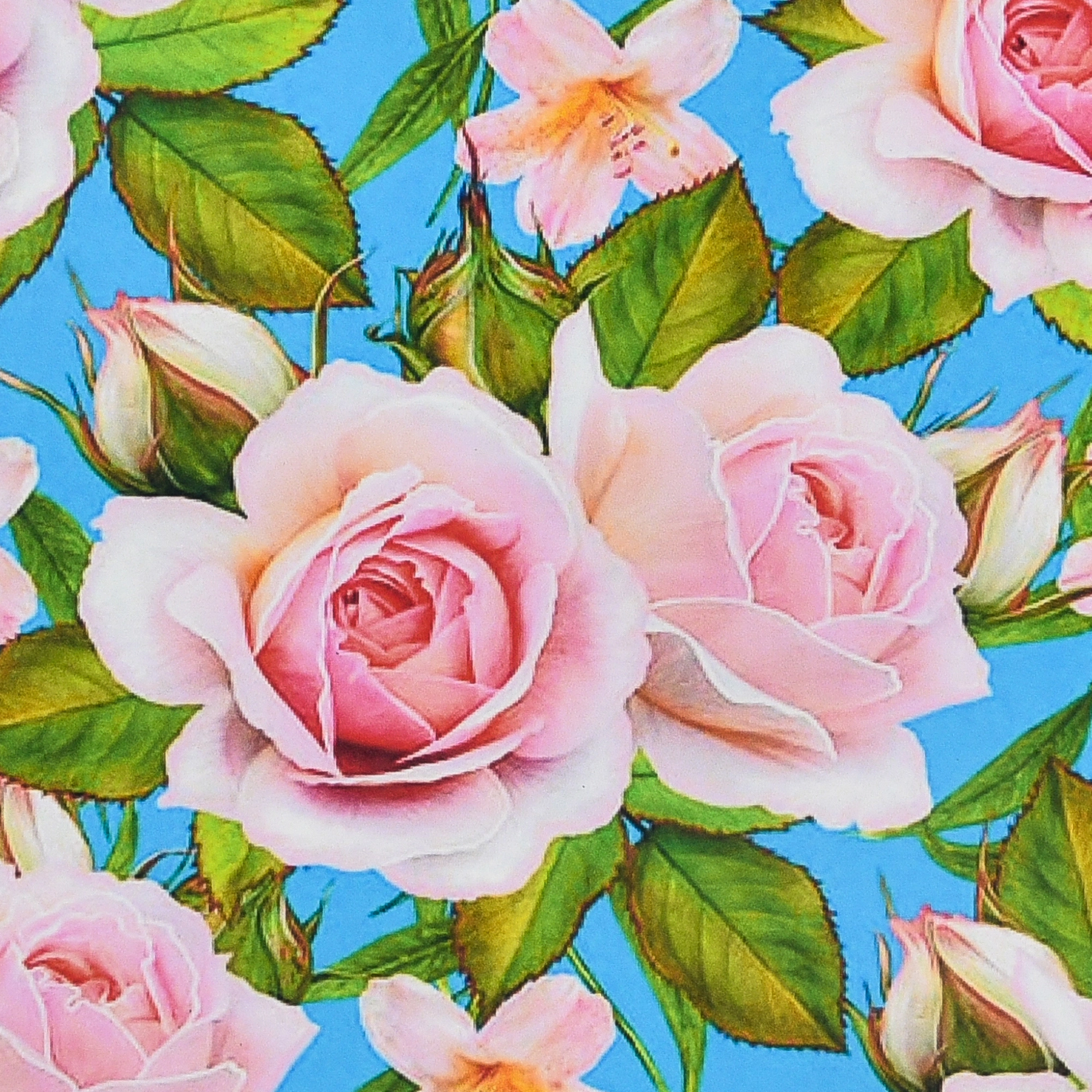 Алмазна мозаїка Strateg Рожеві пелюстки 30х30 см — фото 2