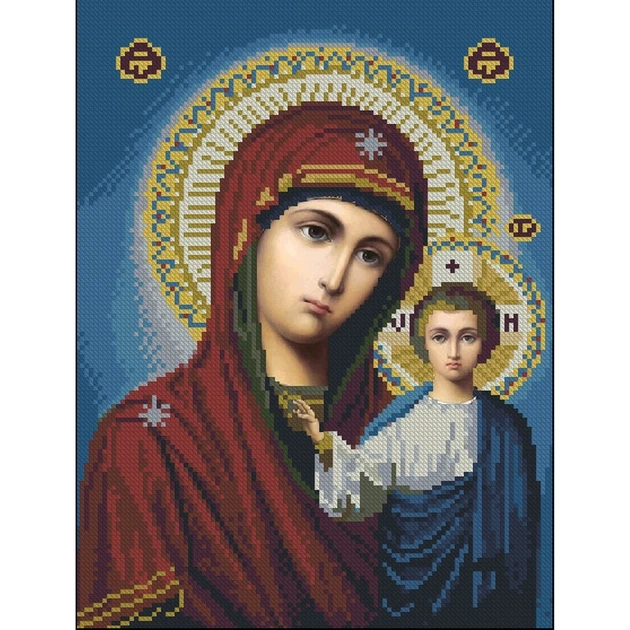 Алмазна мозаїка Strateg Святість 30×40 см — фото 2