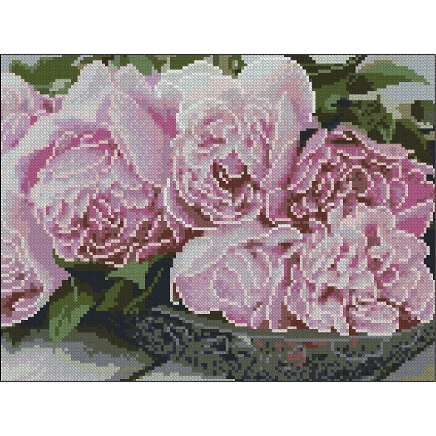 Алмазна мозаїка Strateg Букет 30×40 см — фото 2