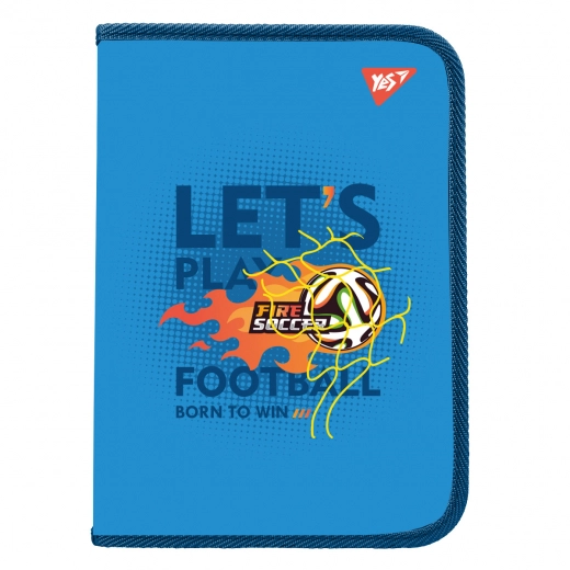 Папка для зошитів YES пластикова на блискавці В5 Football 492205