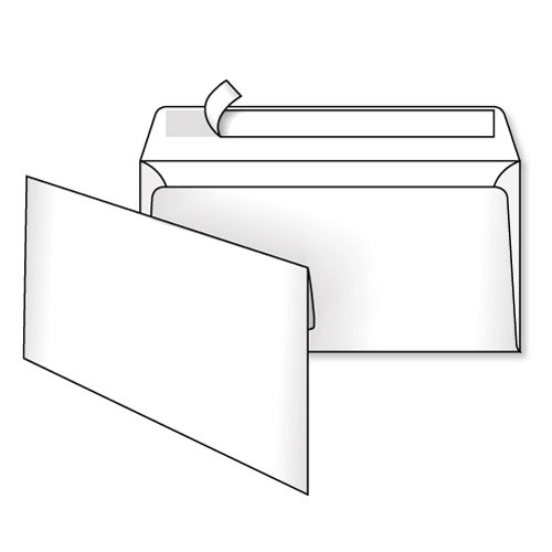 Конверт DL самоклеючий 110×220 мм — Бланки, журнали, календарі