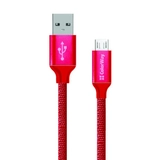 Кабель Colorway USB - MicroUSB 2.1А 1м червоний (CW-CBUM002-RD)