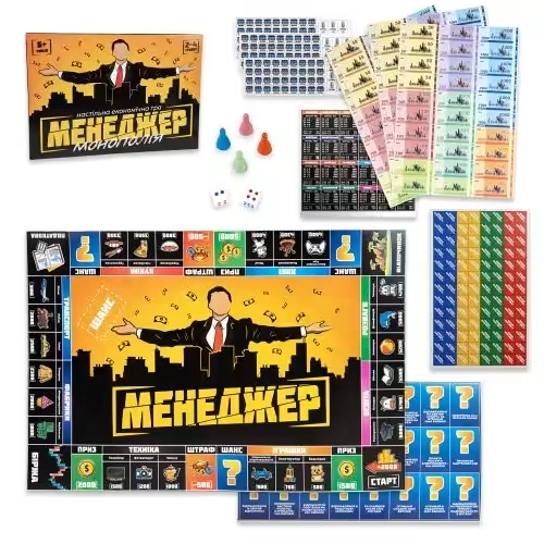 Настільна гра Менеджер економічна Strateg 30342