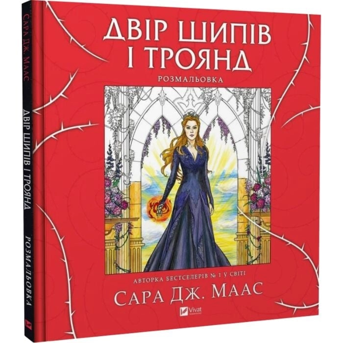 Книга Двір шипів і троянд Розмальовка