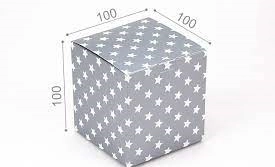 Коробка подарункова Для чашки зірки на сріблі WonderPack М0017-о23