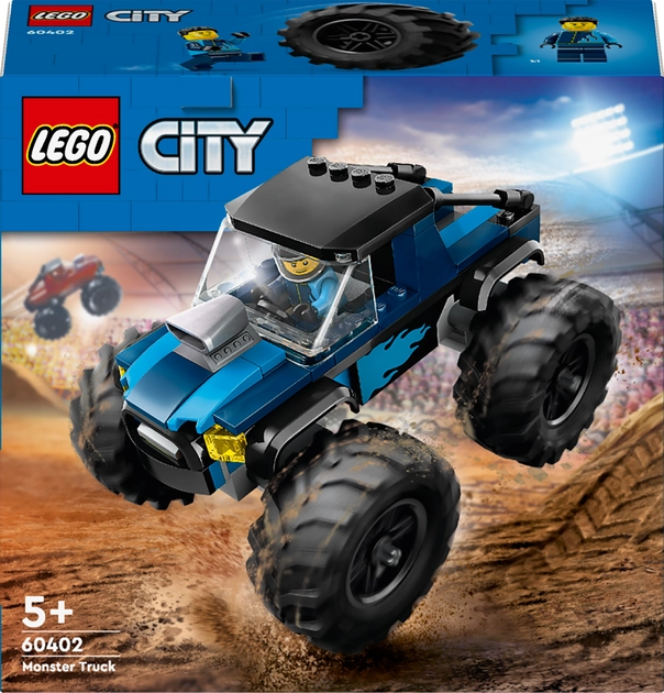 Конструктор Lego City Синя вантажівка-монстр 60402