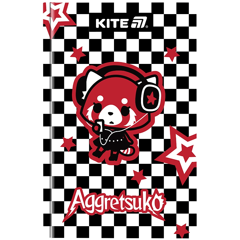 Книга записна А6 Kite тверда обкладинка  80 аркушів клітинка AR AR25-199