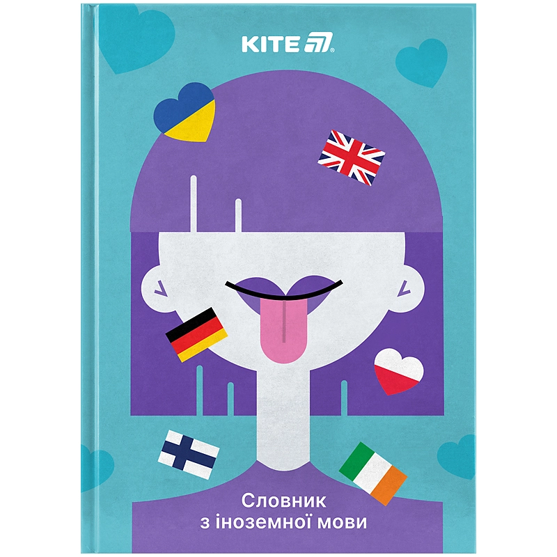 Словник з іноземної мови Kite 60 аркушів Girl K25-407-1 Словник з іноземної мови Kite 60 аркушів Girl K25-407-1