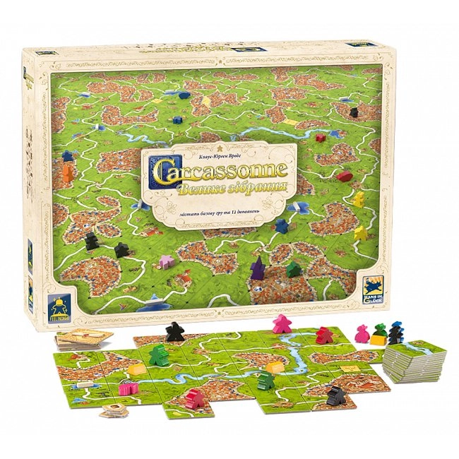 Гра настільна Каркассон: Велике зібрання Carcassonne Big Box 3,0 FI24060