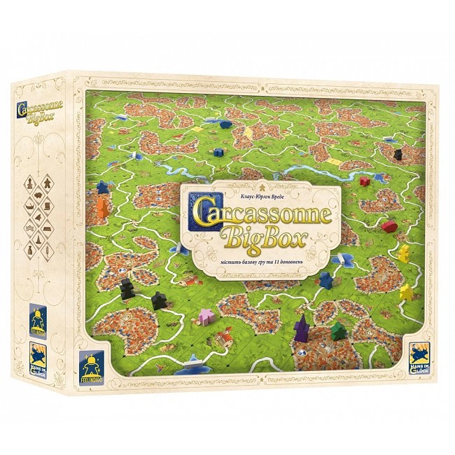 Гра настільна Каркассон: Велике зібрання Carcassonne Big Box 3,0 FI24060