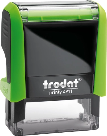 Оснащення для штампу Trodat 4911N зі словом Сплачено + дата