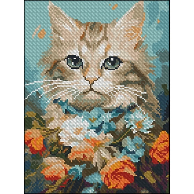 Алмазна мозаїка Strateg Маленька радість 30×40 см — фото 2