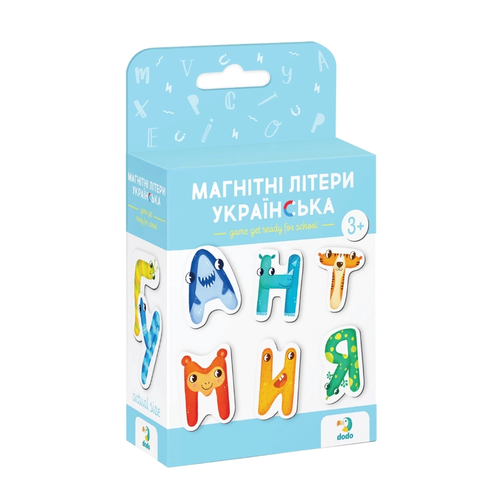 Магнітна гра Dodo Магнітні літери Dodo Українська 200211
