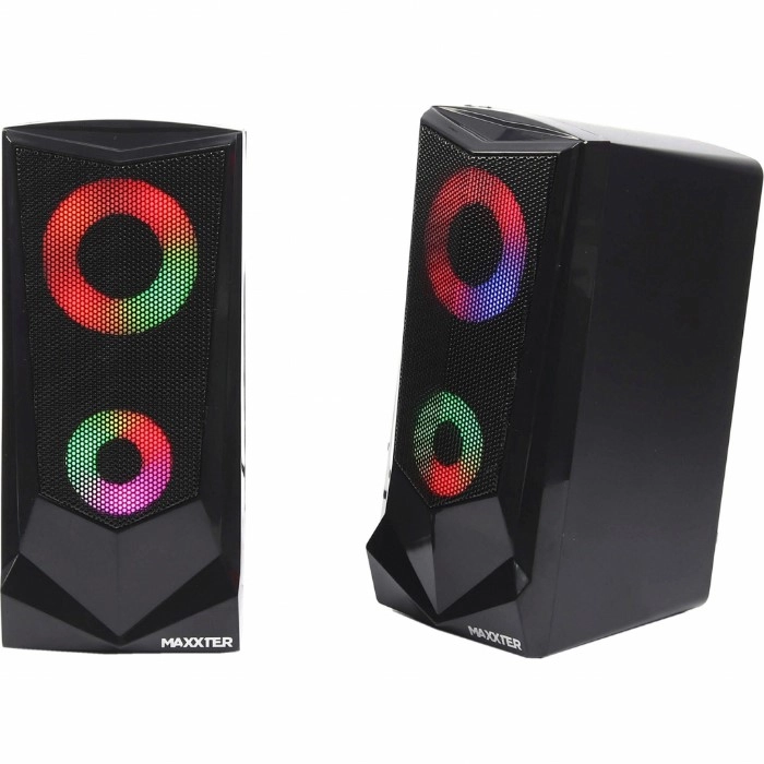 Колонки Maxxter  CSP-U003RGB Black