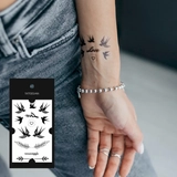 Тимчасове тату Tattooshka Ластівки Love L-16