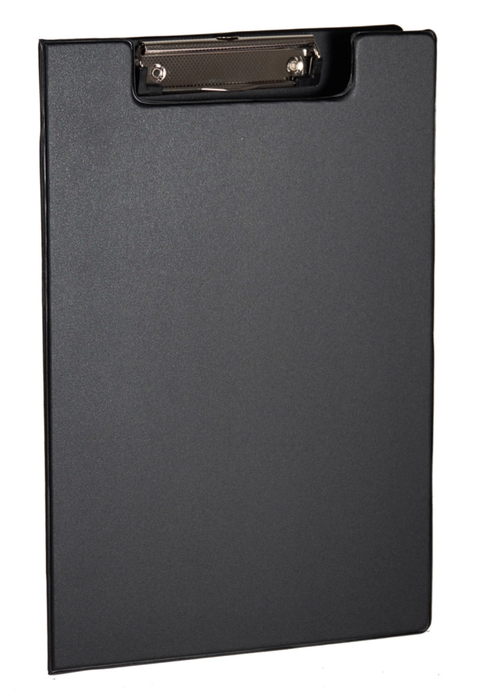 Папка-планшет з кліпом А4 PVC чорн 4Office 4-258-09