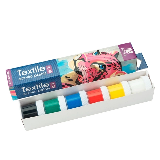 Набір акрилових фарб Animals Arteo 6x10мл — фото 2