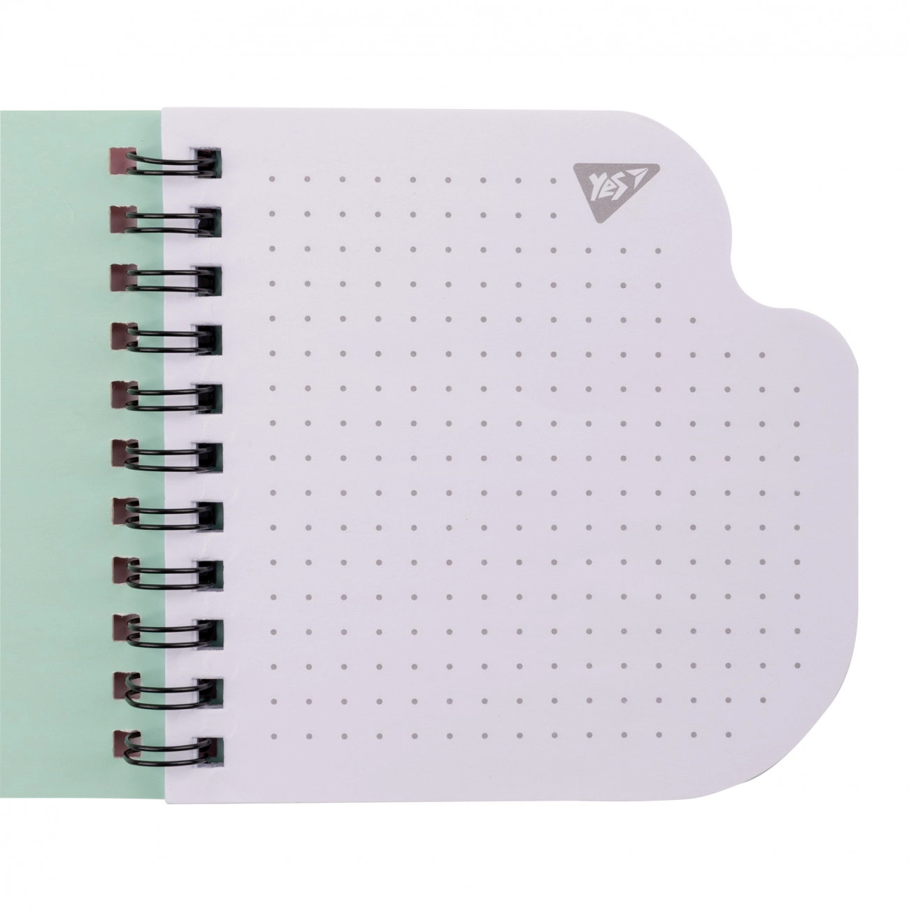 Блокнот YES 100x100/30 подвійна спіраль Pusheen крапки 151794