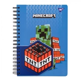 Блокнот YES 2в1 В5+В7 80 аркушів+20 аркушів спіраль Minecraft клітинка 151783