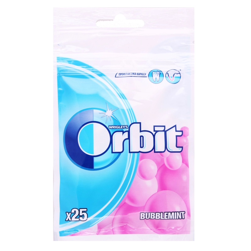 Жувальна гумка Orbit Bag Bubblemint 35г