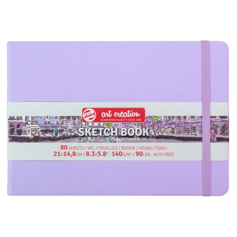 Блокнот для графіки Talens Art Creation 140г/м2 21х15см 80л Pastel Violet Royal Talens Блокнот для графіки Talens Art Creation 140г/м2 21х15см 80л Pastel Violet Royal Talens