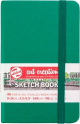 Блокнот для графіки Talens Art Creation 140г/м2 9*14см 80л Forest Green Royal Talens