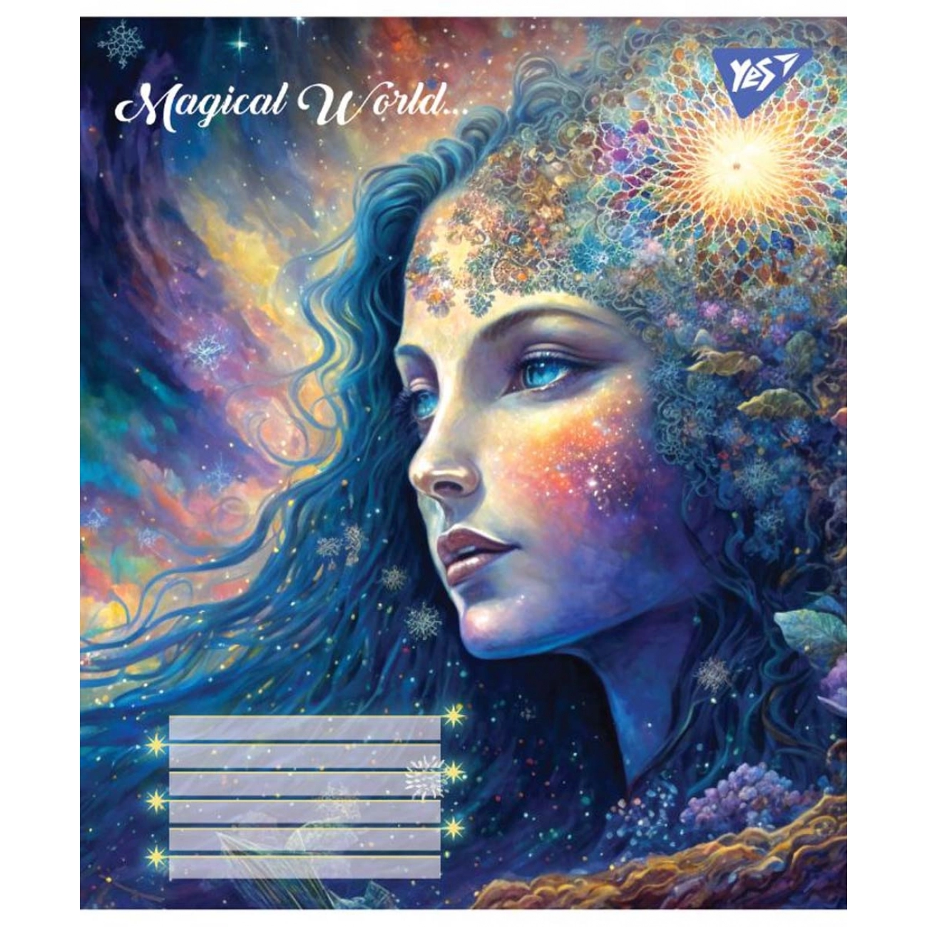 Зошит 12 аркушів коса лінія YES Magical world 766309