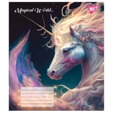 Зошит 12 аркушів коса лінія YES Magical world 766309