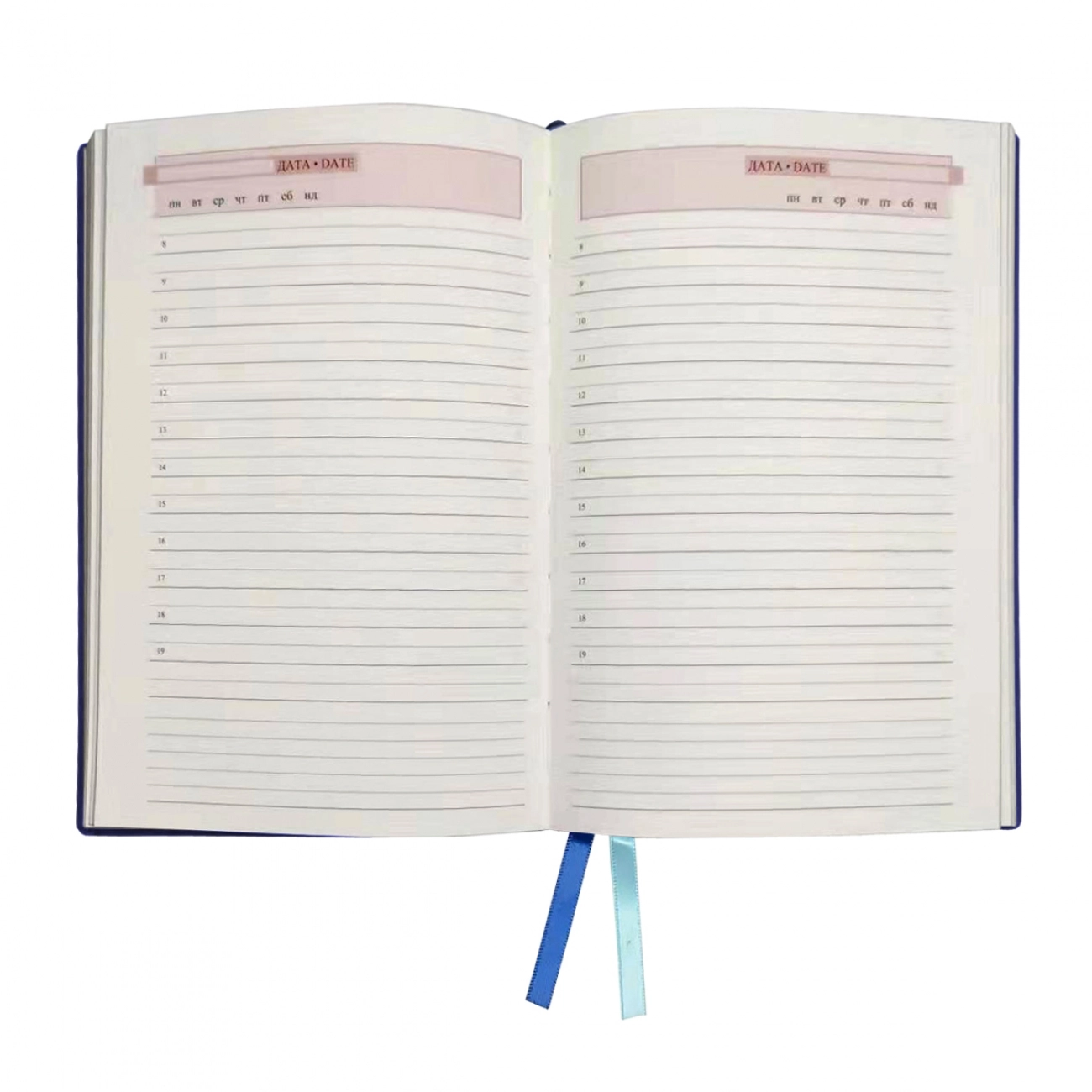 Щоденник А5 недат. Leo Planner, Azure, мякий, 352 стор., синій