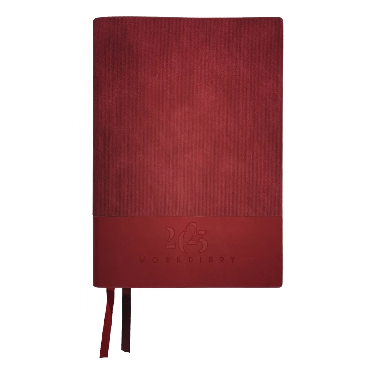 Щоденник А5 недат. Leo Planner, Velvet, мякий, 352 стор., бордовий