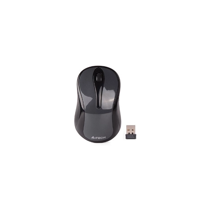 Миша бездротова A4Tech G3-280NS Silent Wireless Glossy Grey (G3-280NS Glossy Grey)