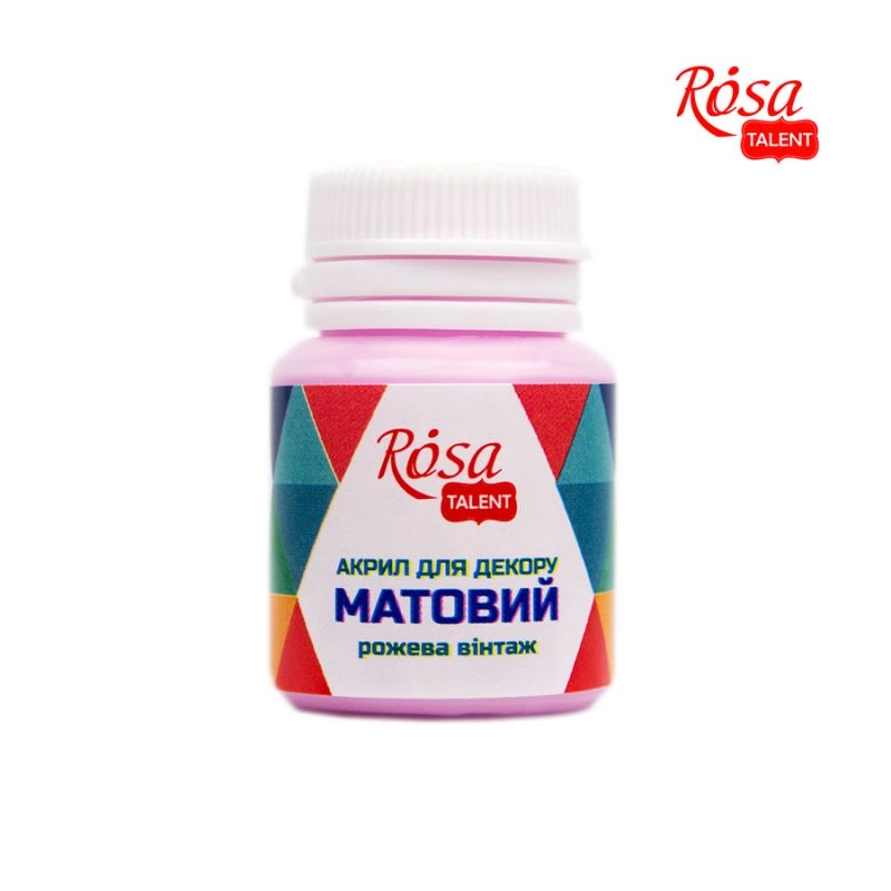 Акрил для декору Рожева вінтаж ROSA TALENT — фото 2