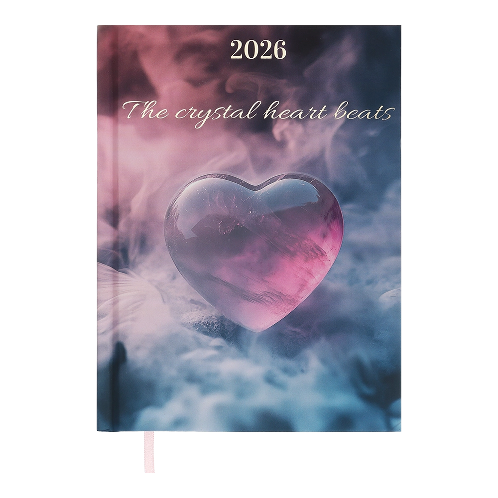 Щоденник датований A5 2026 Buromax Romantic аквамарин BM.2170-17