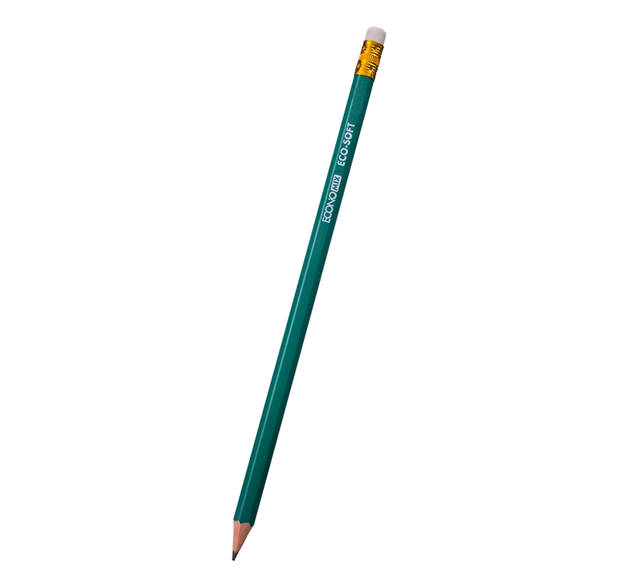 Олівець з гумкою ECO-SOFT пластиковий E11317 Economix 