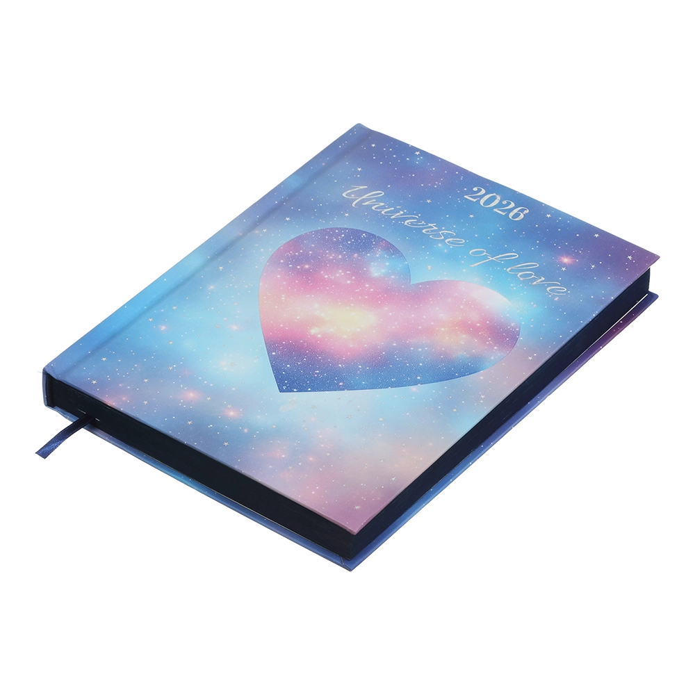 Щоденник датований A5 2026 Buromax Romantic бірюзовий — фото 3