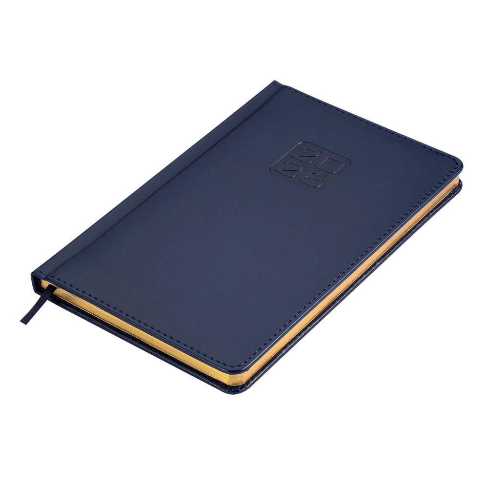 Щотижневик датований A5 2026 Buromax Bravo синій BM.2706-02