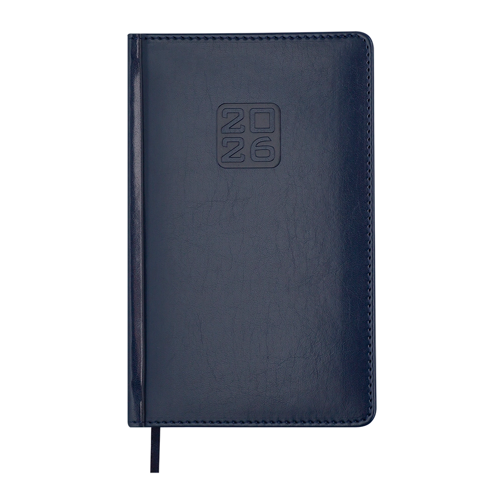 Щотижневик датований A5 2026 Buromax Bravo синій BM.2706-02