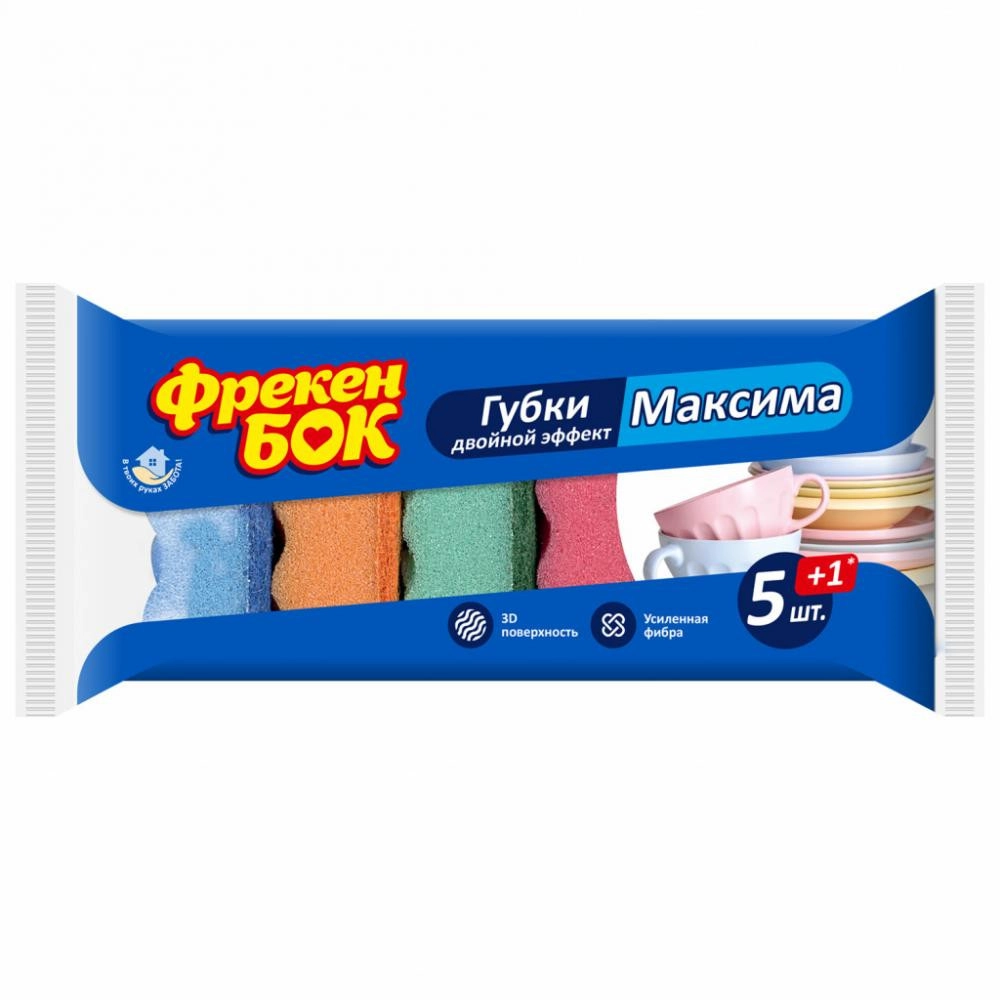 Губка для миття Фрекен Бок Максима 5+1 — Прибирання та інвентар