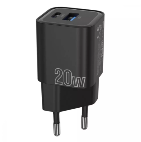 МЗП Proove Silicone Power Plus 20W (Type-C + USB) чорний