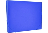 Папка-бокс пластикова А4 на гумках синя OPTIMA 30мм O35616-02