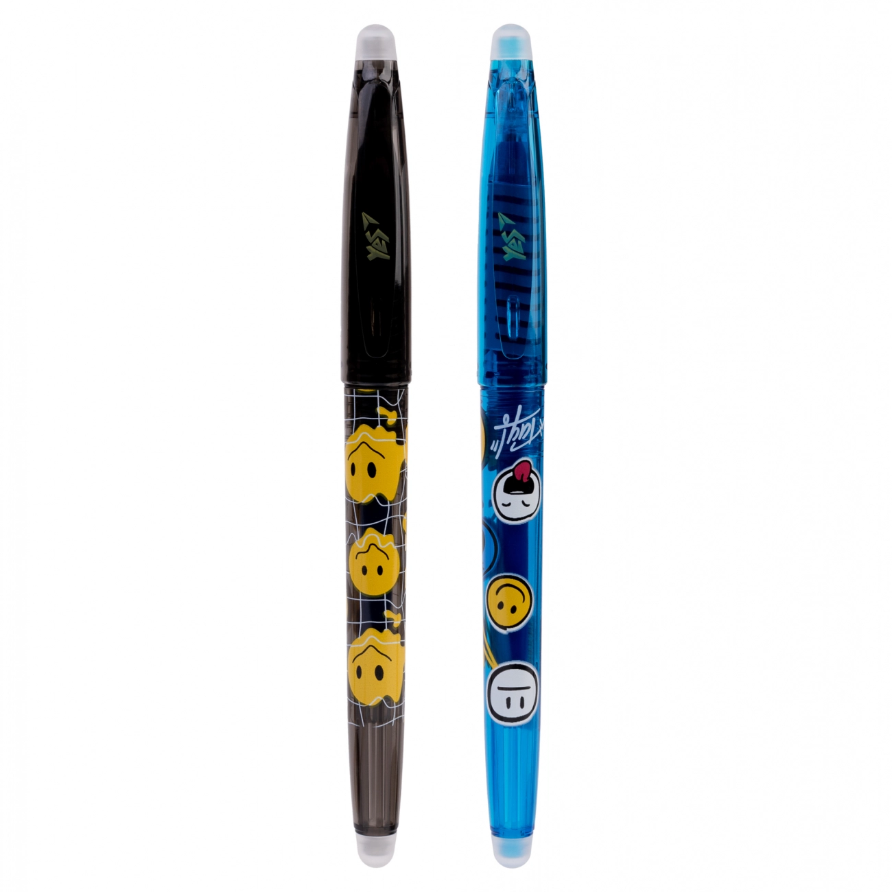 Ручка гелева пиши-стирай YES Melt Smile 0,7 мм синя 412136