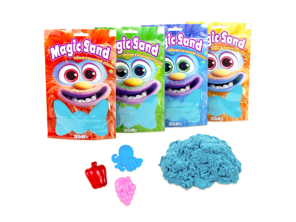 Кінетичний пісок Magic sand в пакеті 39402-3 блакитний 350 г