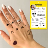 Тимчасове тату Tattooshka набір BTSLB-110