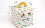 Коробка подарункова Кубик з ручкою Birthday WonderPack М0067-о2