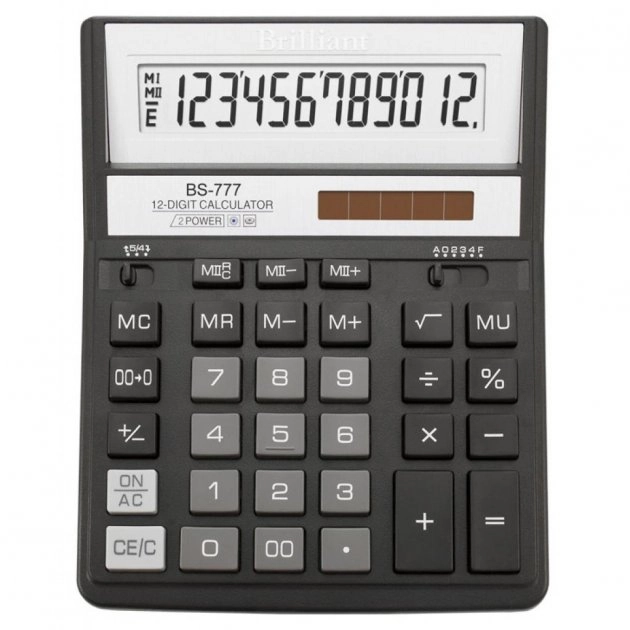 Калькулятор Brilliant BS-777 М  777-BK BS