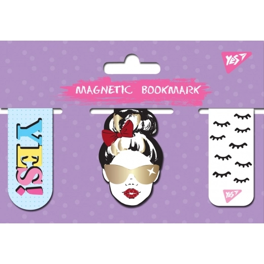 Закладки магнітні YES Fashion  фольга 3шт 707003