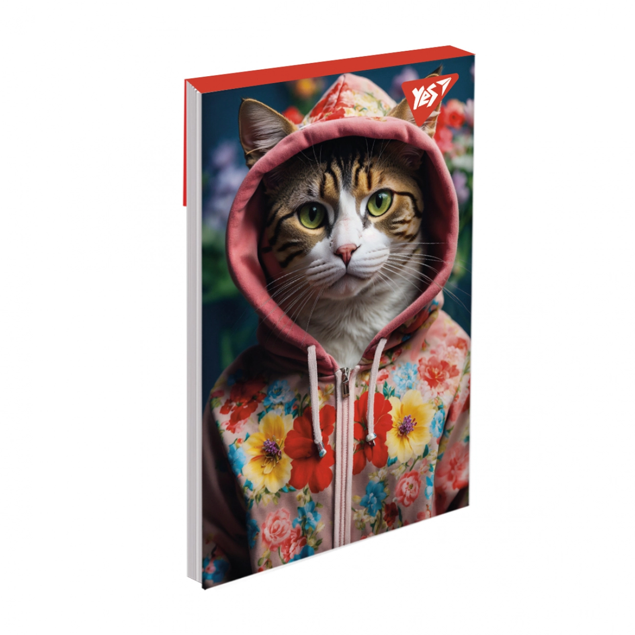 Блокнот YES А7/48 аркушів клітинка клей Creative animals 151986