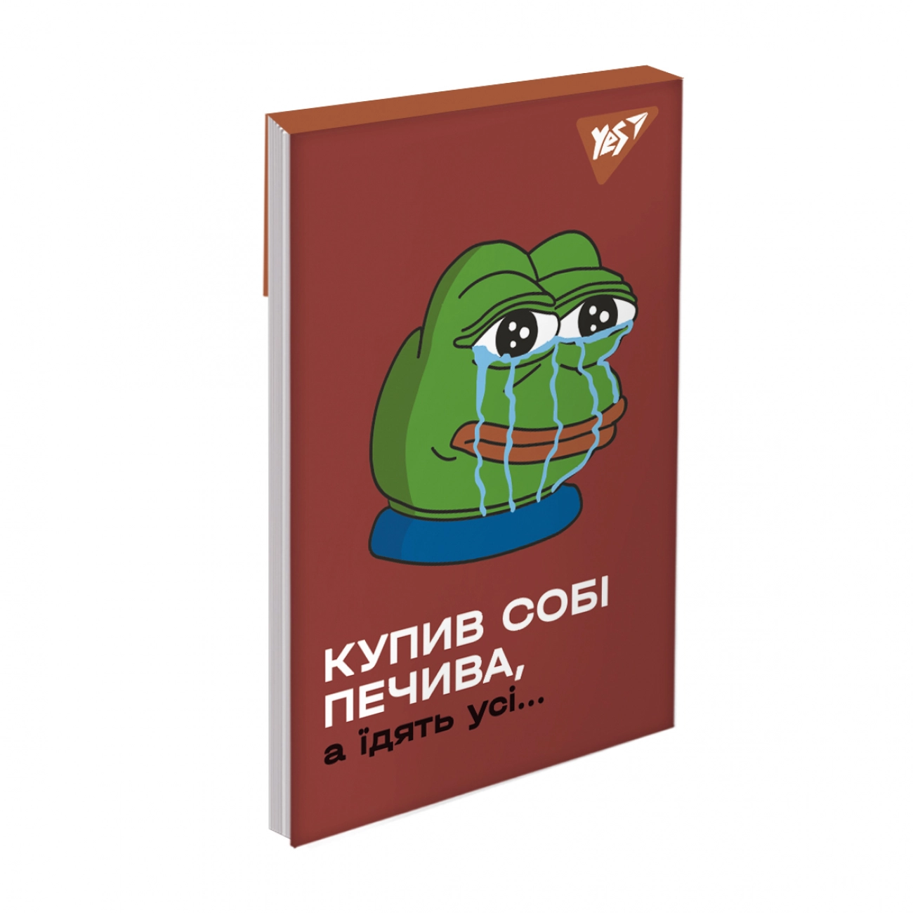 Блокнот YES А7/48 аркушів клітинка клей Frog 151982