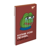 Блокнот YES А7/48 аркушів клітинка клей Frog 151982